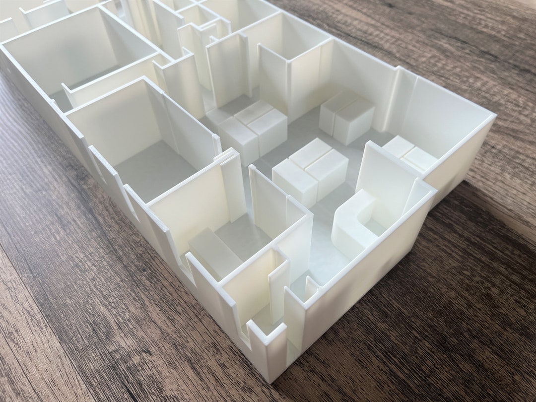Dunder Mifflin 3D Model for Craft 3D Floor Plan the Office - Etsy
