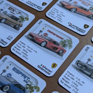 スーパーカーステッカー/カードセット2