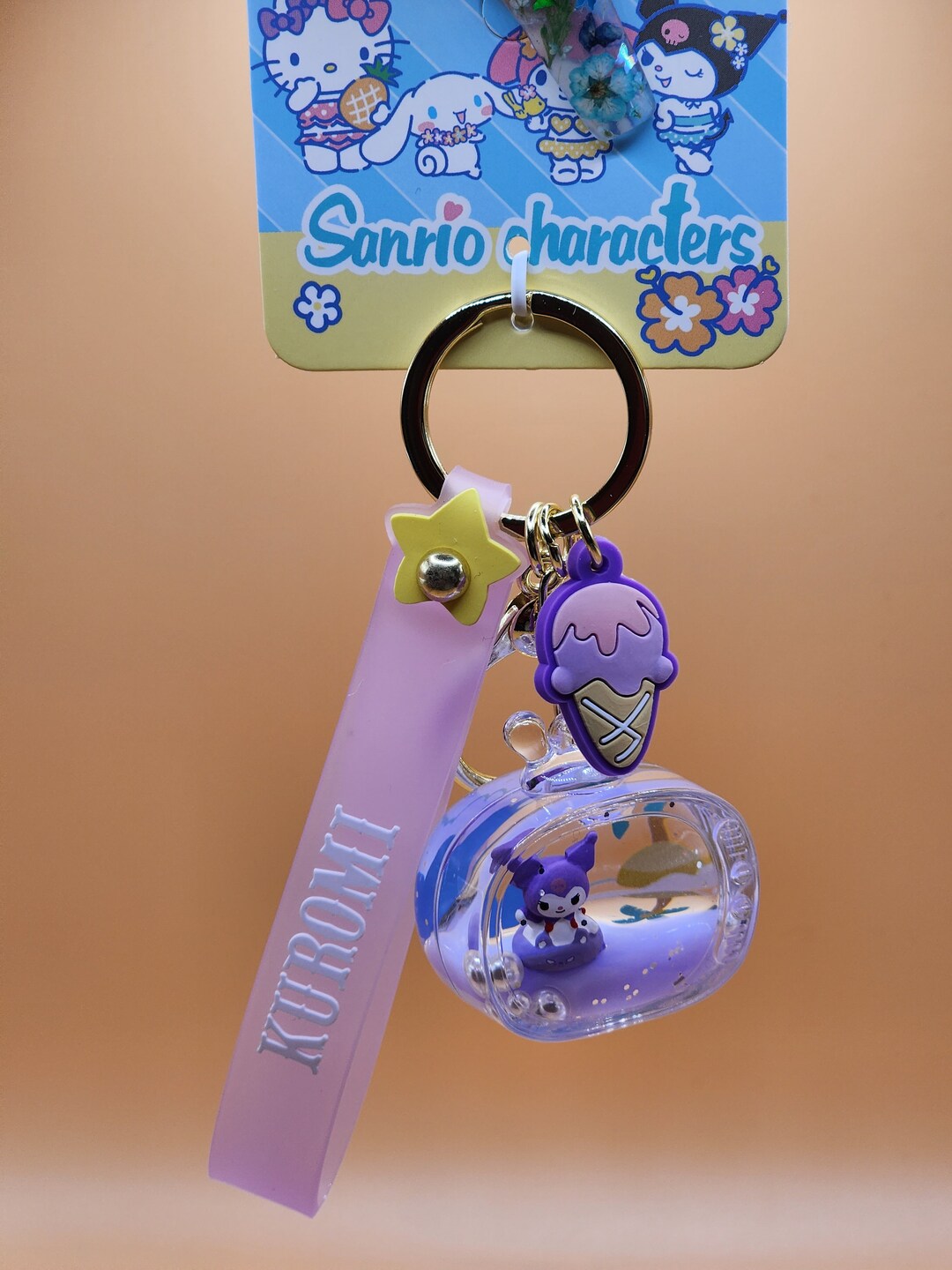 Sanrio Keychains, Kuromi Keychain, Character Keychains, Keychains