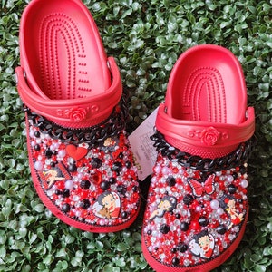 Betty Boop Inspired Custom Crocs | Personalized Crocs | Custom Shoes | Betty Boop Design
