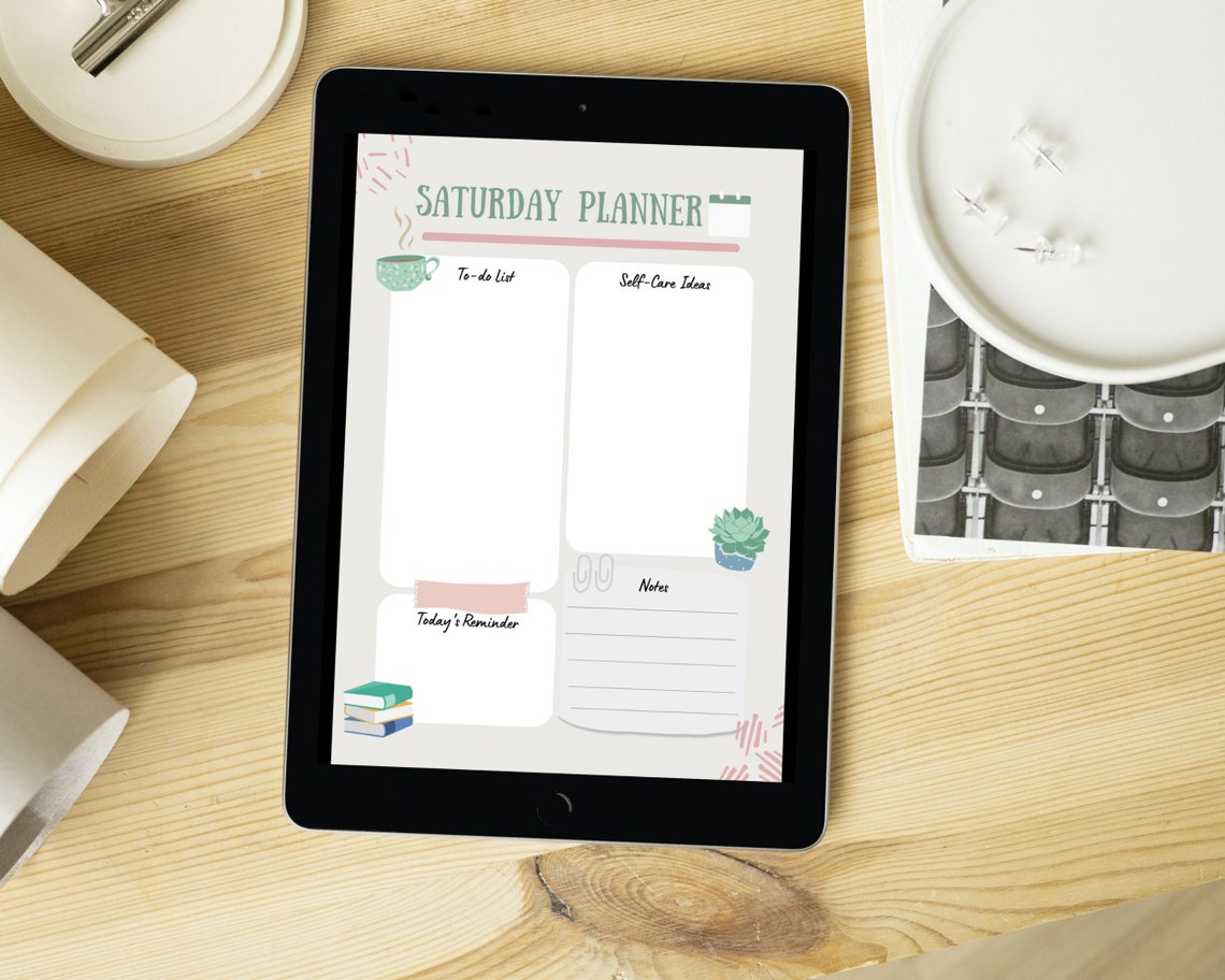 Daily Planner Printable, Weekly Planner Printable, Saturday Planner, Sunday Planner, to Do List