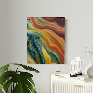 Earth Tones Acrylic Wall Art Panels