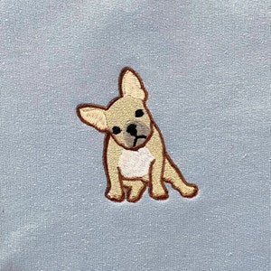Moletom bordado para amantes de buldogue francês