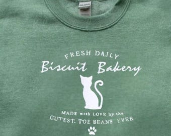 Cat Toe Bean Lover&#39;s Embroidered Sweatshirt