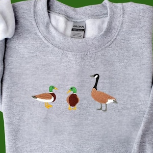 Duck-Duck-Goose Embroidered Sweatshirt