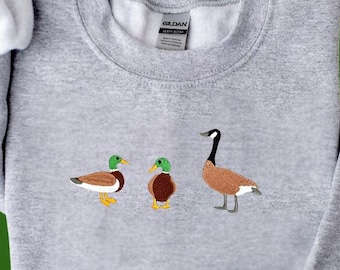 Duck-Duck-Goose Embroidered Sweatshirt