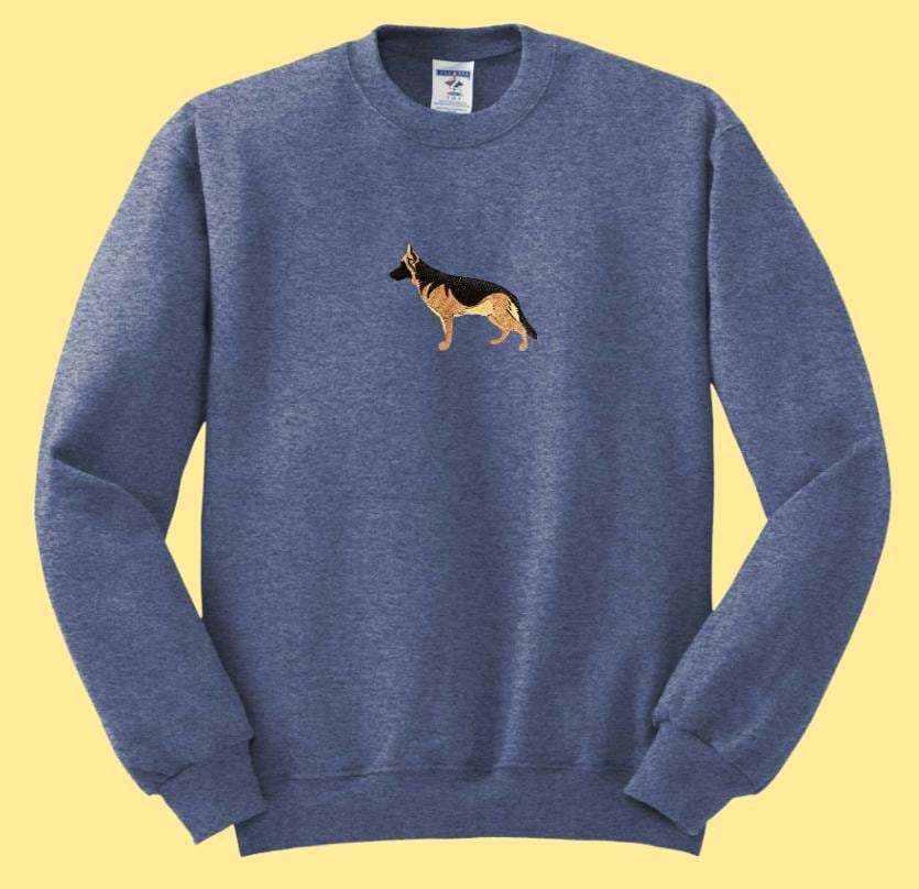 German Shepherd Lover's Embroidered Sweatshirt