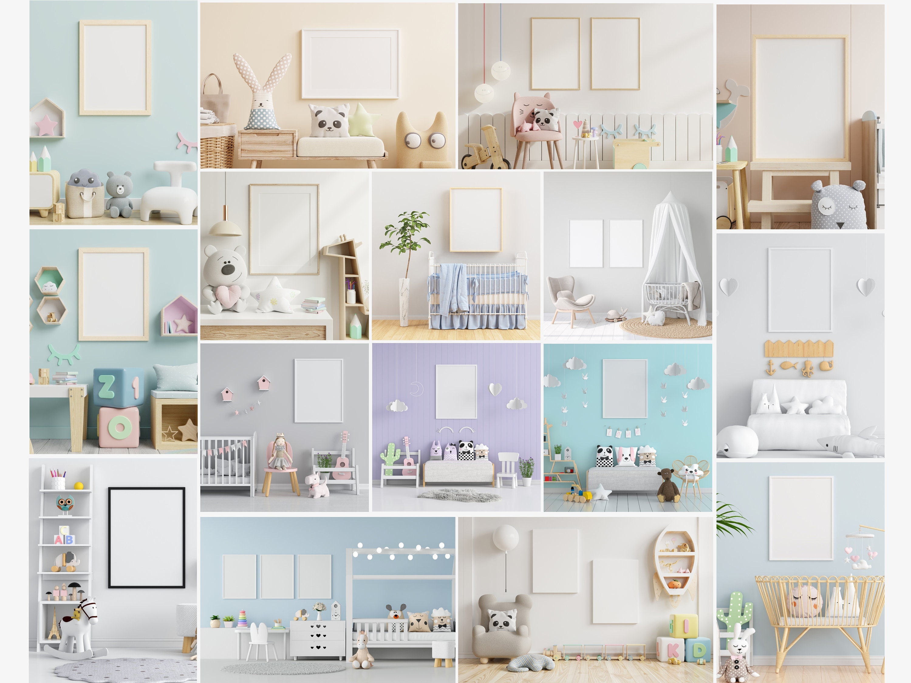 70 Frame Mockup Bundle Kids Room Nursery Wall Frame Mockup Etsy Australia