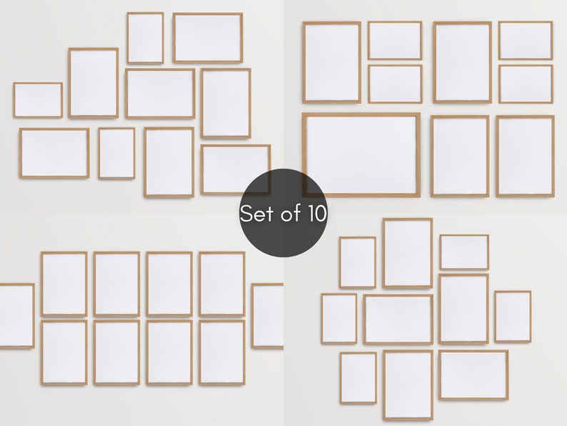 30 Wooden Frames Mockup Bundle, Gallery Wall Frame Art Print Mockup,  Blank Mockup Template, Wall Art Poster Mockup - JPG Digital Download, Gallery Wall Art, Gallery Wall Frames Mockup, Gallery Mockup, Wooden Mockup, Picture Frame Mockup, 8x11 Mockup
