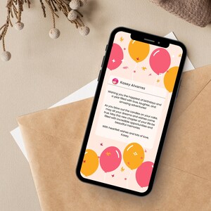 Editable Ecard Birthday Card Template, Ecard Animated Birthday Card Template for Mobile Phones, Video Card Ecard with Music, Editable Template Canva - Digital Download, Digital Gift Template, Digital Gift Card Template, Birthday Ecard with Music