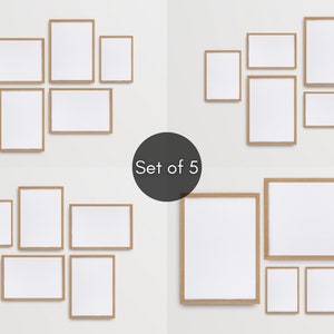 30 Wooden Frames Mockup Bundle, Gallery Wall Frame Art Print Mockup,  Blank Mockup Template, Wall Art Poster Mockup - JPG Digital Download, Gallery Wall Art, Gallery Wall Frames Mockup, Gallery Mockup, Wooden Mockup, Picture Frame Mockup, 8x11 Mockup