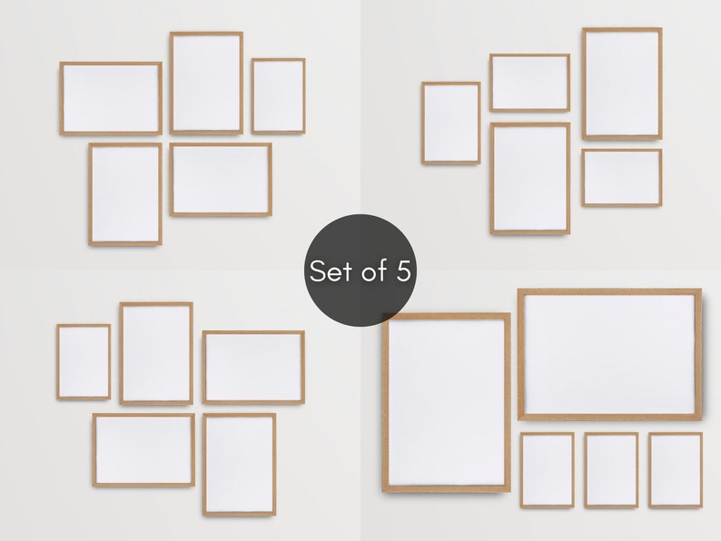 30 Wooden Frames Mockup Bundle, Gallery Wall Frame Art Print Mockup,  Blank Mockup Template, Wall Art Poster Mockup - JPG Digital Download, Gallery Wall Art, Gallery Wall Frames Mockup, Gallery Mockup, Wooden Mockup, Picture Frame Mockup, 8x11 Mockup