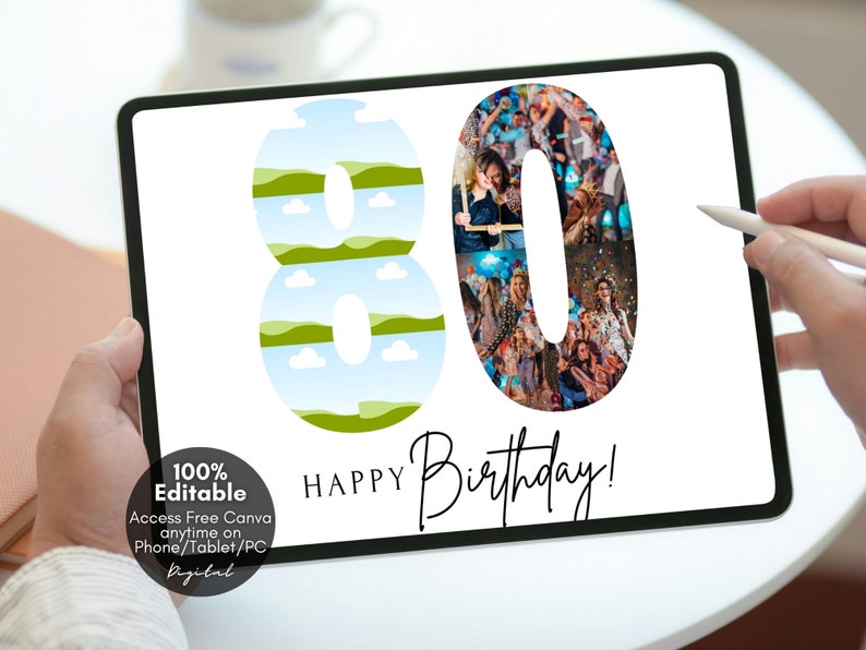 Drag and Drop Custom Number Frames Photo Collage Template, Any Number ...