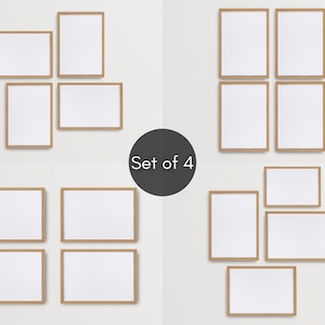 30 Wooden Frames Mockup Bundle, Gallery Wall Frame Art Print Mockup,  Blank Mockup Template, Wall Art Poster Mockup - JPG Digital Download, Gallery Wall Art, Gallery Wall Frames Mockup, Gallery Mockup, Wooden Mockup, Picture Frame Mockup, 8x11 Mockup
