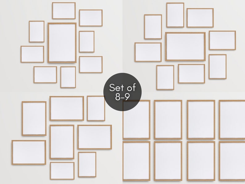30 Wooden Frames Mockup Bundle, Gallery Wall Frame Art Print Mockup,  Blank Mockup Template, Wall Art Poster Mockup - JPG Digital Download, Gallery Wall Art, Gallery Wall Frames Mockup, Gallery Mockup, Wooden Mockup, Picture Frame Mockup, 8x11 Mockup