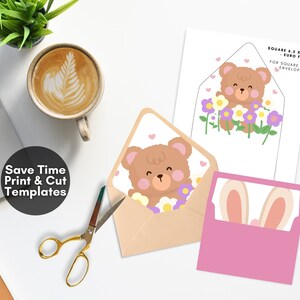 DIY Printable Envelope Liner Templates, Editable Canva Templates, Print and Cut A1 A2 A6 A7 Square Envelope Templates, Customised Envelope Liner - Digital Download, Editable Envelope Liner Square Flap, Customised Envelope Liner Euro Flap, A7 Liner