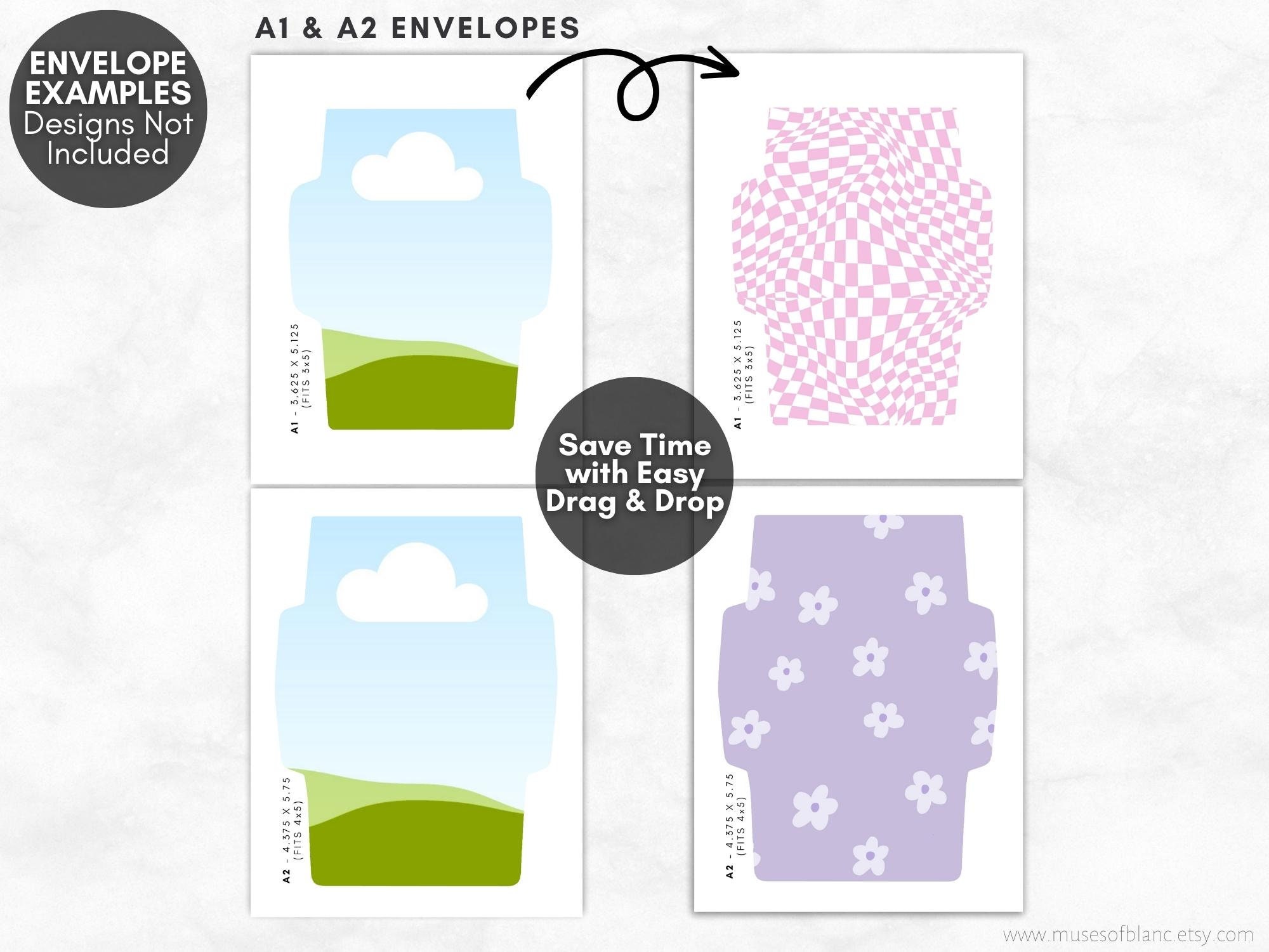 Drag And Drop Printable Envelope Template, Editable Canva, 41 OFF