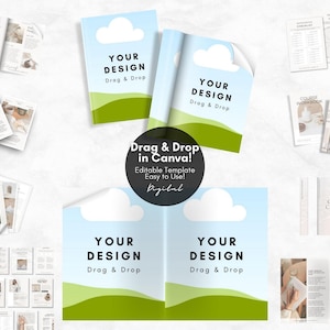 30 Canva Book Mockup, Magazine Mockup, Paper Mockup, Drag and Drop Workbook Mockup, Hard Cover Book Mockup, Open Book Mockup, Canva Templates - Instant Digital Download, Canva Magazine Mockup, Ebook Mockup Canva Book Mockup Canva Mockup Templates