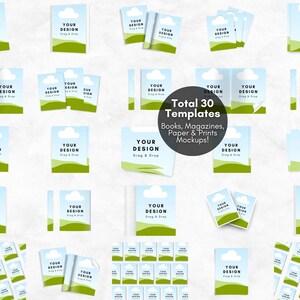 30 Canva Book Mockup, Magazine Mockup, Paper Mockup, Drag and Drop Workbook Mockup, Hard Cover Book Mockup, Open Book Mockup, Canva Templates - Instant Digital Download, Canva Magazine Mockup, Ebook Mockup Canva Book Mockup Canva Mockup Templates