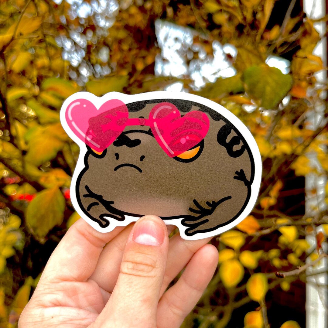 Toad Crying Sticker Lover-toad Sticker - Etsy