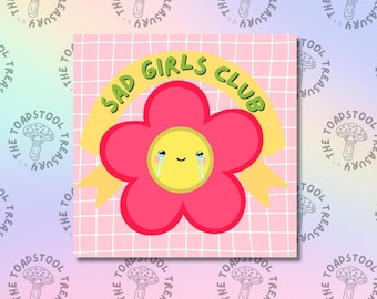 sad girls club sticker