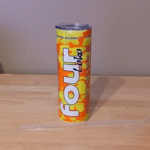 Four Loko Cranberry Lemonade Insulated 20oz Drink Tumbler 4loco Etsy