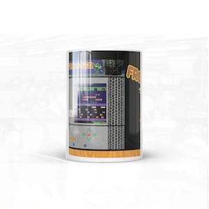 Classic Retro Arcade Frogger LARGE 15oz Coffee Cup Mug