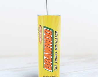 Brawndo The Thirst Mutilator Drink inspired by the movie Idiocracy, 20 oz Tumbler