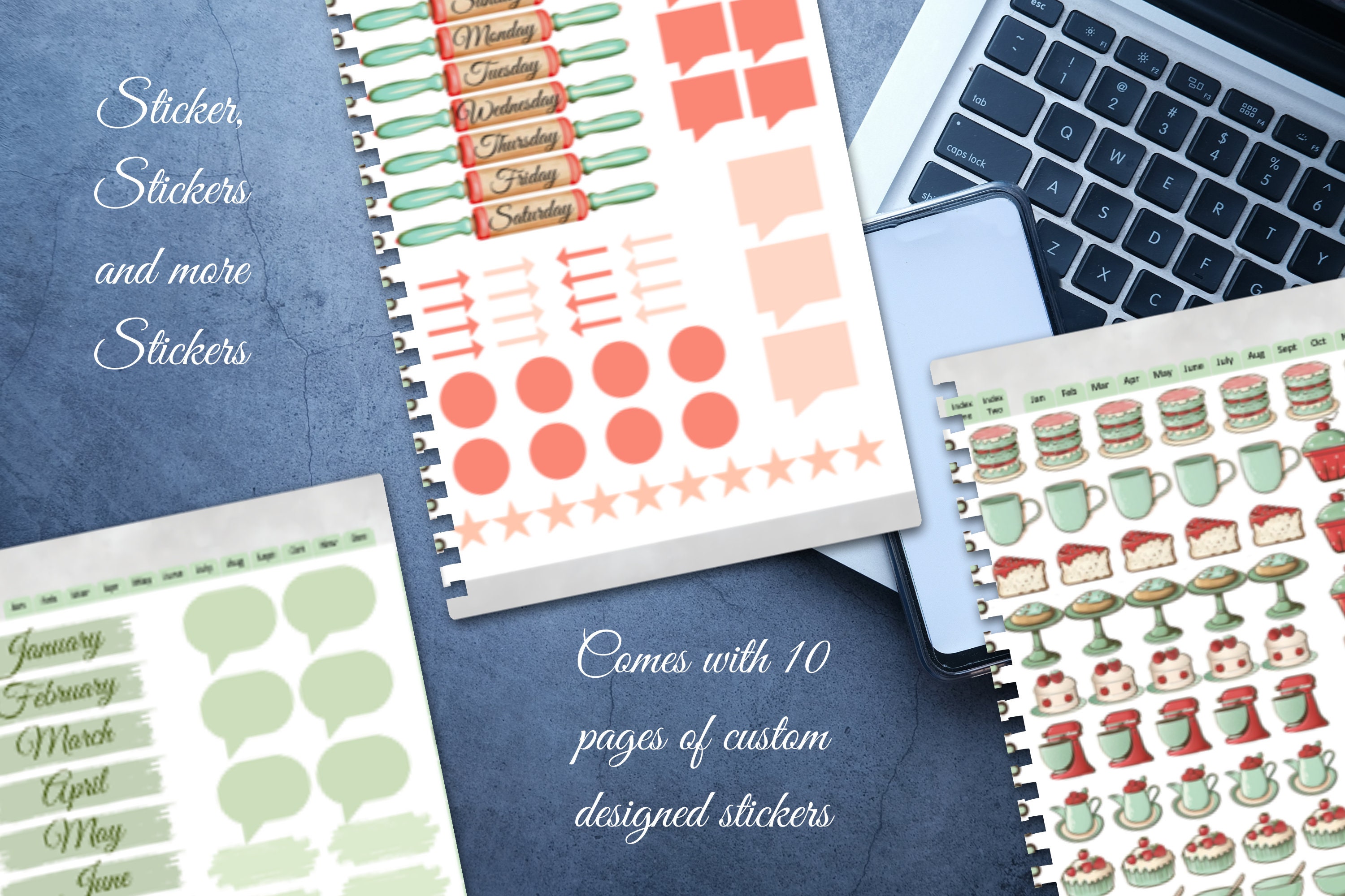 Cake Business Planner and Tracker Home Baker Planner Template Business Tracker for Bakery Owner ...