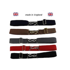 Retro Unisex 70s Plain 1 Inch Wide Plain Colours Elastic Snake Belts