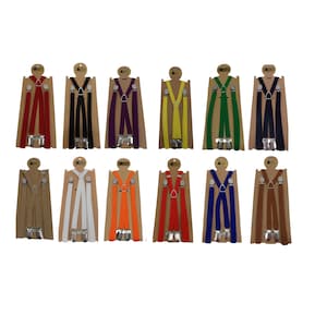 Mazeys Classic X Back 1/2 pulgada Mod Skinhead Tirantes totalmente ajustables