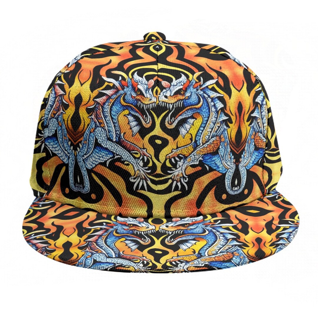 Dragon Hat Baseball Cap Trucker Hip Hop Rave Dj MC Hat Unisex
