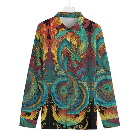 chinese dress ladies Big & Tall Luxury Sport L/S Shirt