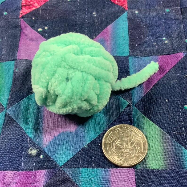 Crochet Yarn Ball Cat Toy Etsy