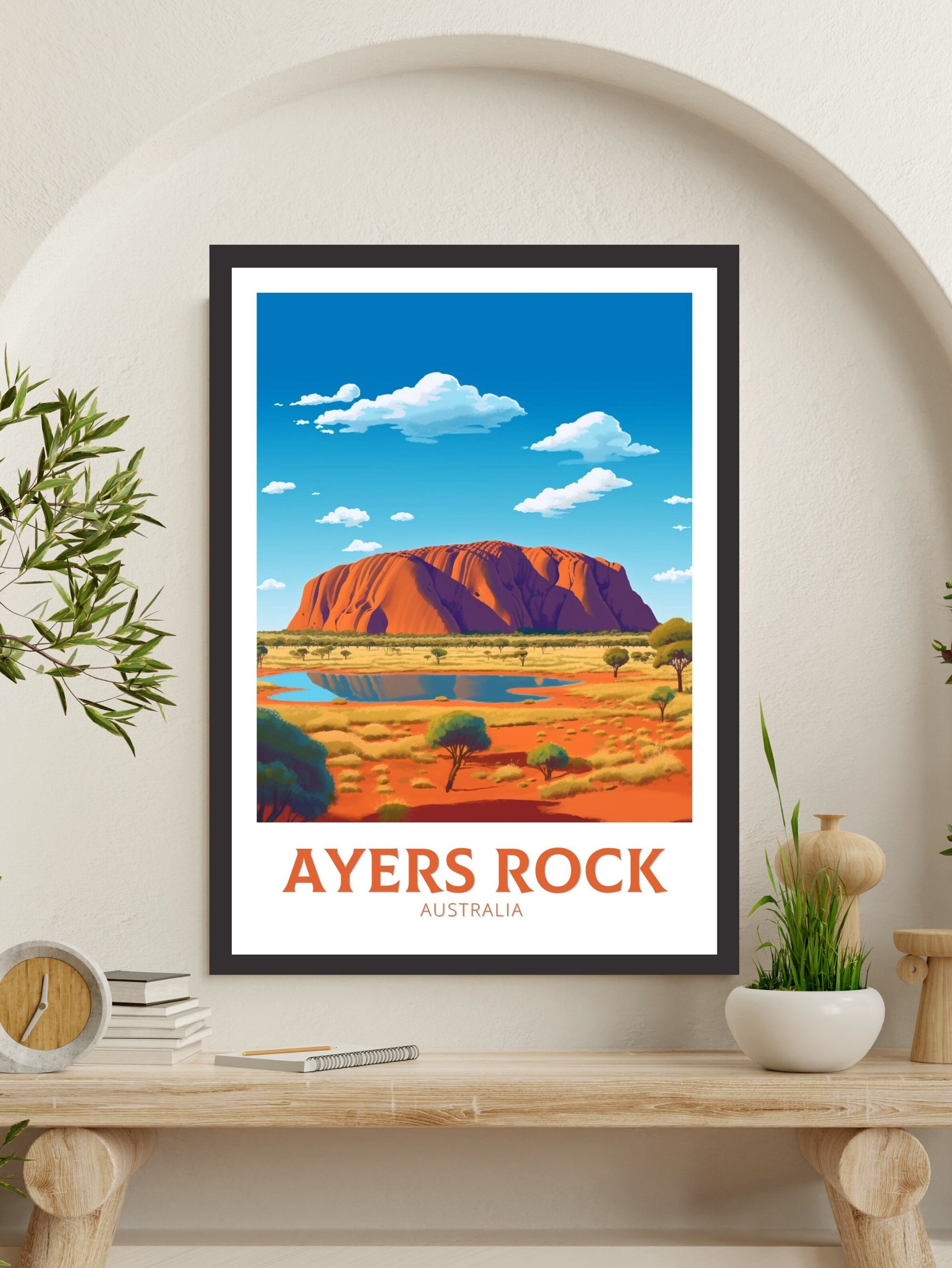 Ayers Poster Etsy - Rock