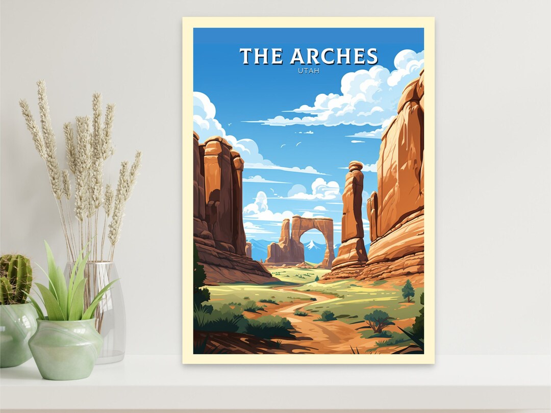 Arches National Park Poster Arches National Park Print - Etsy