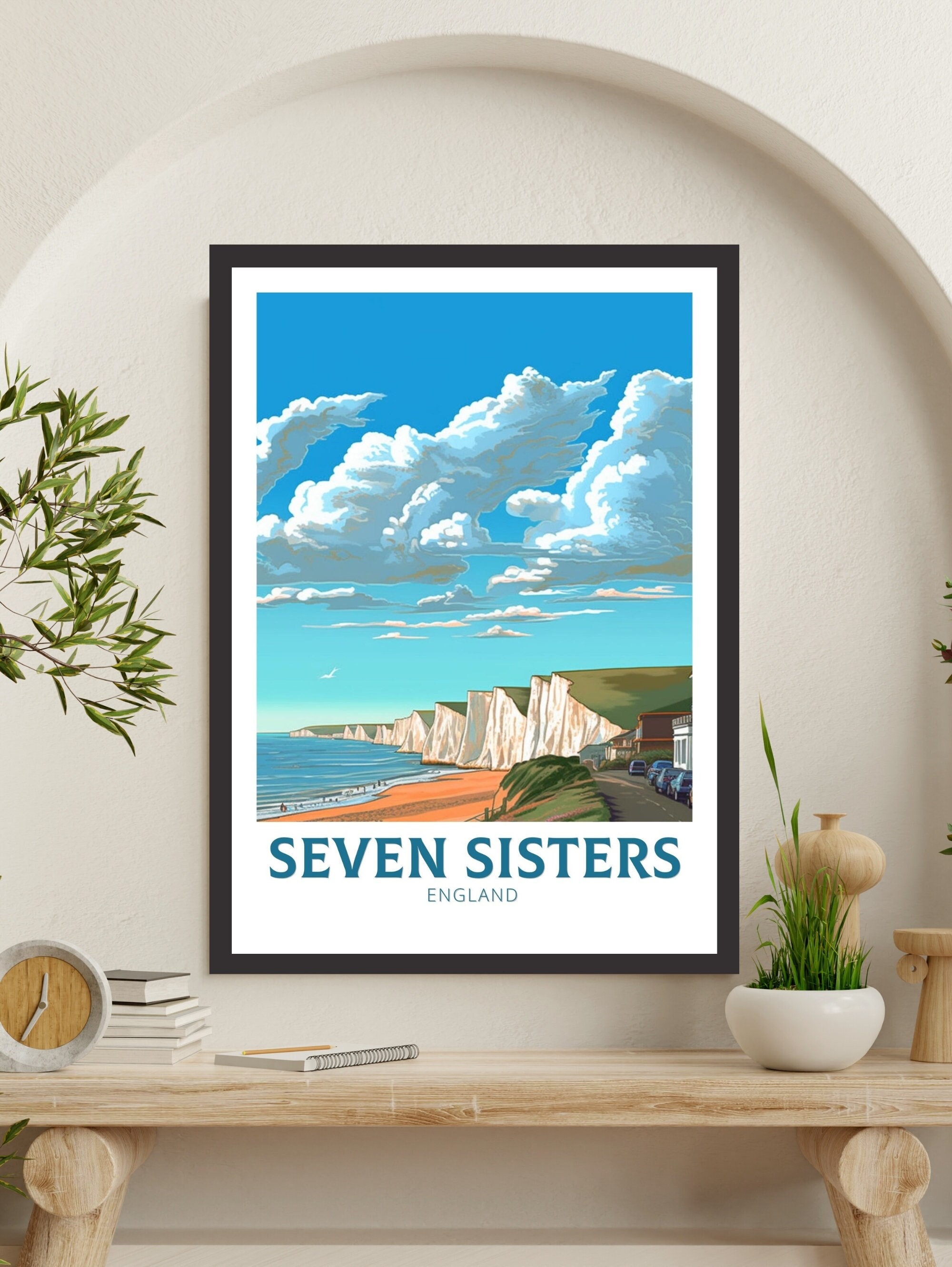 Seven Sisters Print - Etsy UK