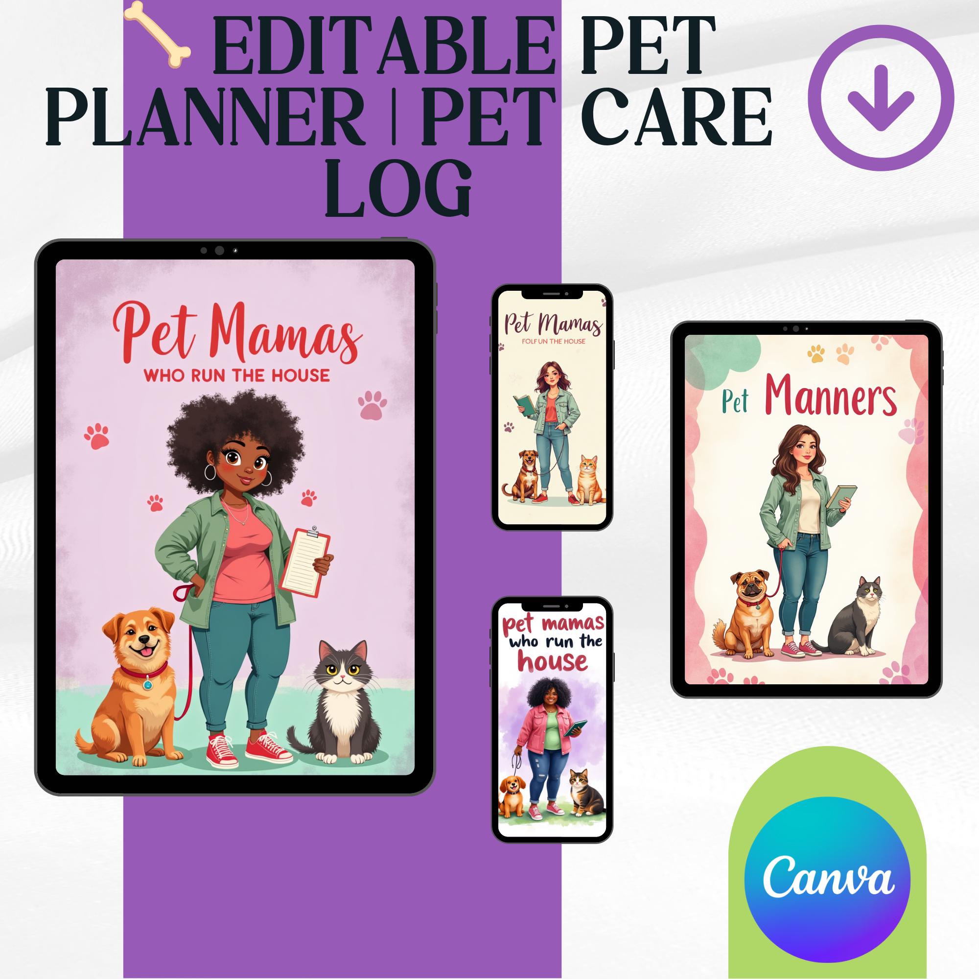 store product block Pet Care Printable PDF | Track Vet Visits, Expenses, Feeding, Grooming and More | Editable Pet Sitter & Medical Log poster