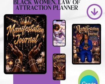 Manifestation Journal for Women, Law of Attraction Planner, 369 Method, Gratitude & Affirmation Workbook PDF