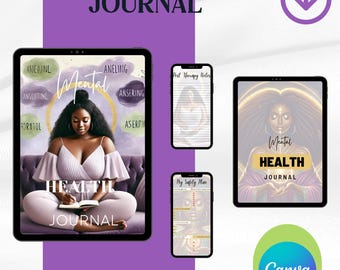 Mental Health Journal: CBT Therapy Workbook, Mood Tracker (PDF)
