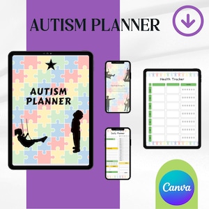 Autism Self Care Journal Unmasking Worksheets, Sensory and Emotional Support for Adults and Teens Printable Planner PDF