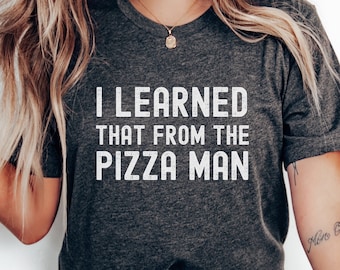 Supernatural Shirt | TV Show Quote T-Shirt | Funny Shirt | Ironic Fan Tee | Dean & Sam Winchester | Castiel | Angels Demons | Pizza Man