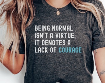 Practical Magic Shirt | Movie Quote Shirt | Halloween Witch T-Shirt | Funny Film Lover Fan Gift | Sandra Bullock Tee | Lack of Courage