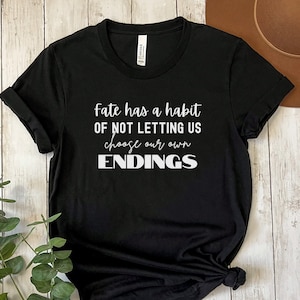 Hannibal Shirt | Fate Has a Habit | TV Show Quote Tee | Fan Gift | Hannibal Lecter T-Shirt | Will Graham | Hannigram Merch | Mads Mikkelsen
