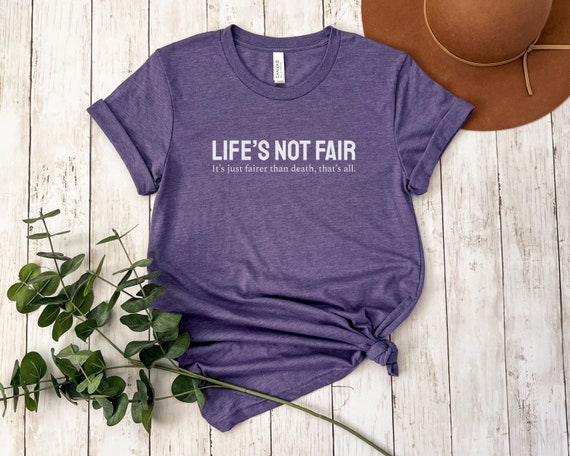 The Princess Bride Shirt Movie Quote T-Shirt Funny Film Fan Gift  Westley Buttercup Top 80s Classic Nostalgia Life's Not Fair
