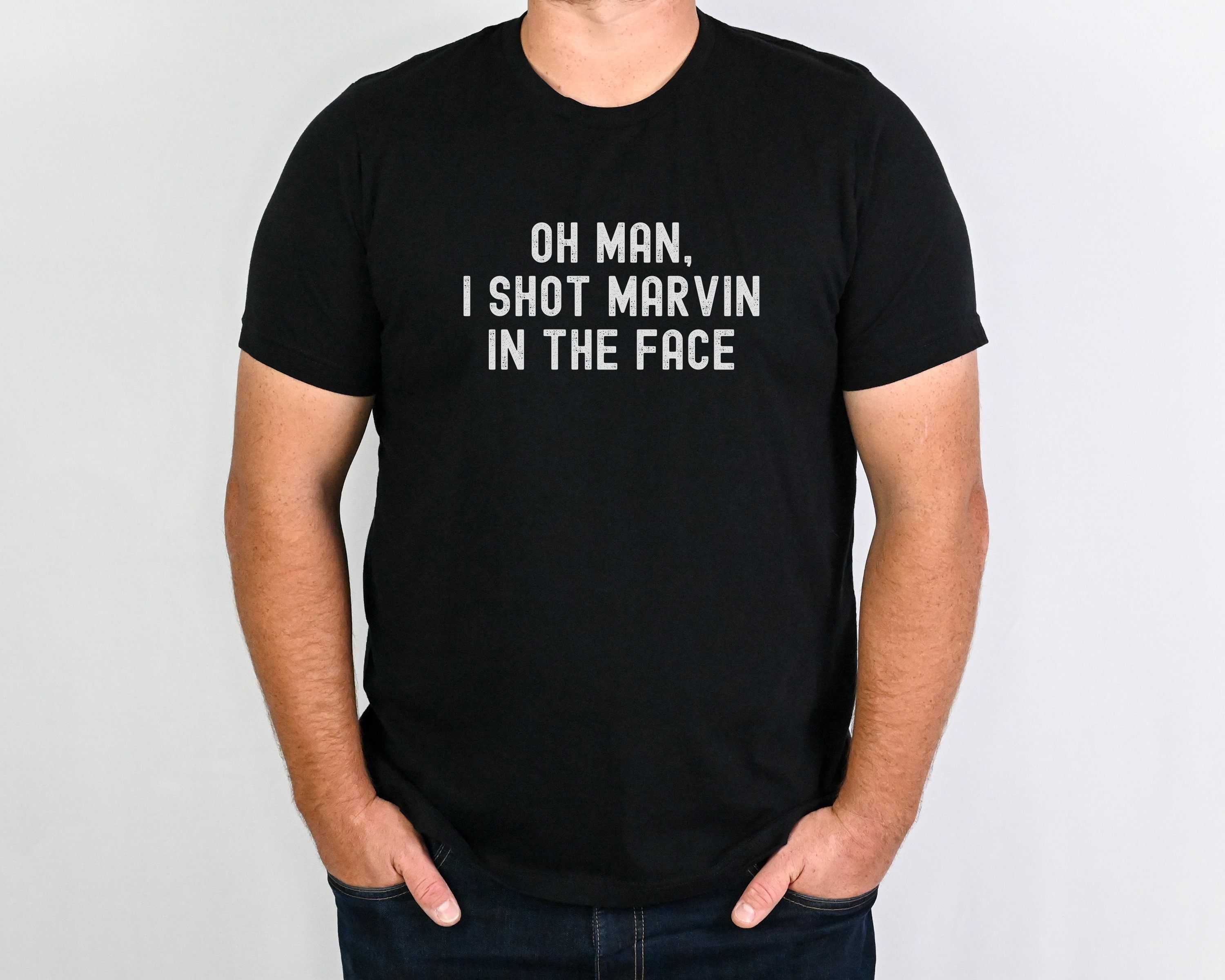 T-shirt Pulp Fiction Avec Citation Culte Et Gun - Marque GILDAN - Taille Multiple - Neuf Sans étiquettes