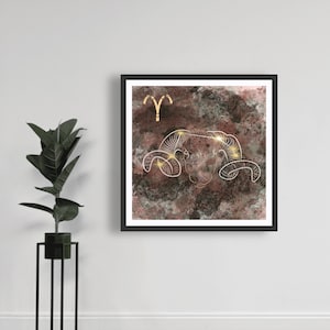 Zodiac Sign Artwork - Aries - Download
