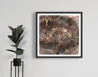 Zodiac Sign Artwork - Aries - Download