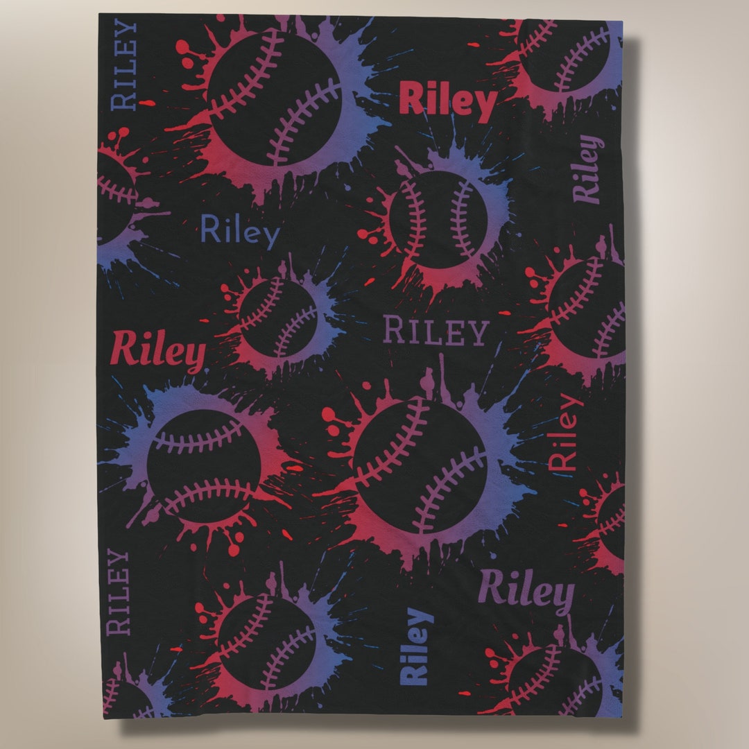 Personalized To My Son Baseball Blanket from Mom, Son Birthday Gift BD0071 main image 0