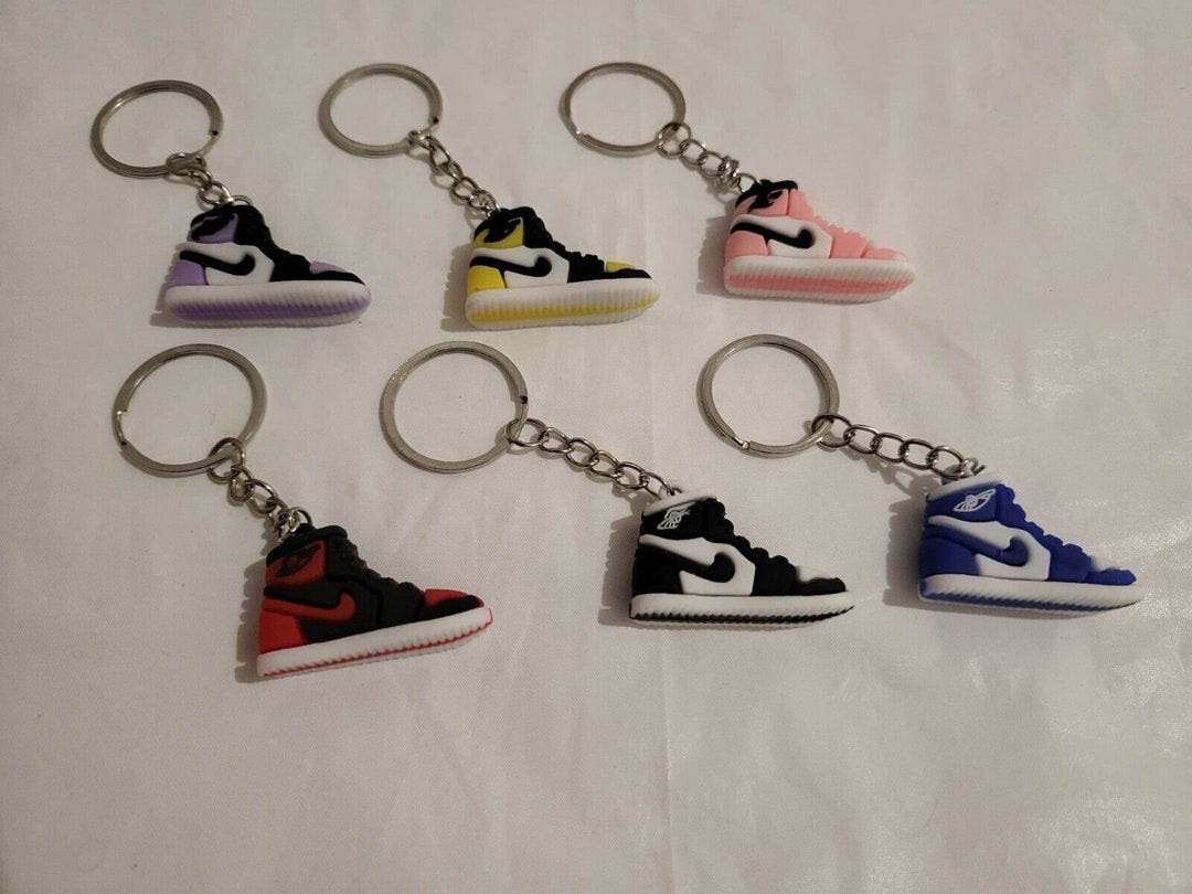 3D Nike Jordan Keyrings UK Stock Various Colours Keychains Etsy UK
